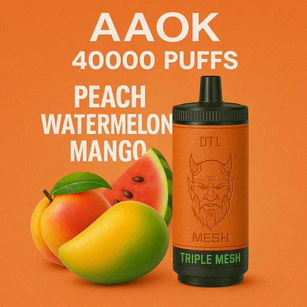 AAOK AK40000 disposable vape 40000 puffs premium flavours available in India – buy online