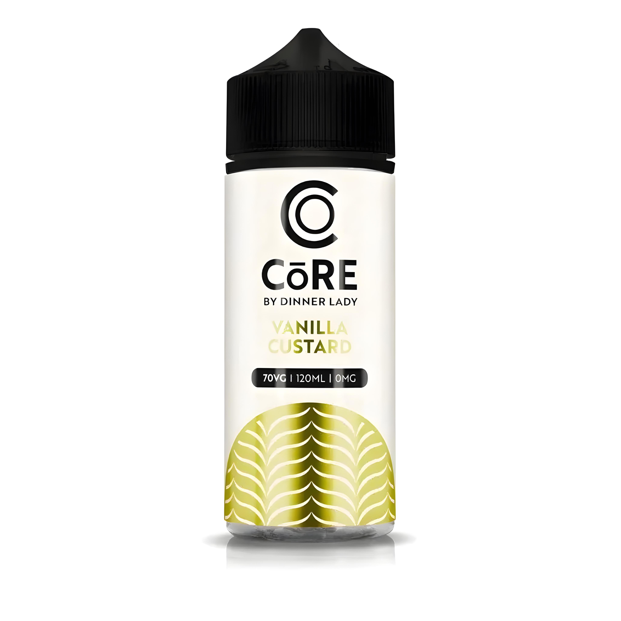 Vanilla Custard Core by Dinner Lady 120ML Vape Juice Bottle – 3MG and 6MG