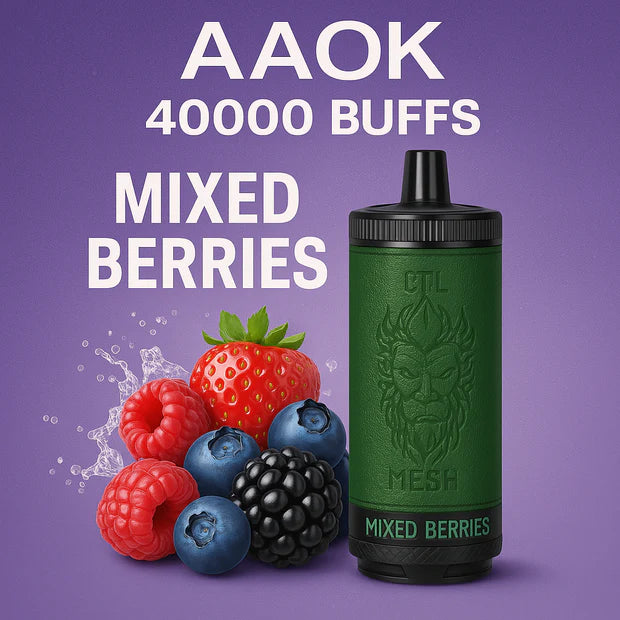 AAOK AK40000 disposable vape 40000 puffs premium flavours available in India – buy online