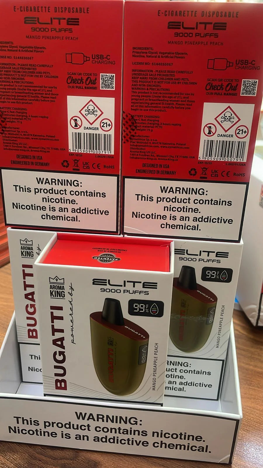 Buy Bugatti 9000 Puffs Disposable Vape Online in India – Best Price