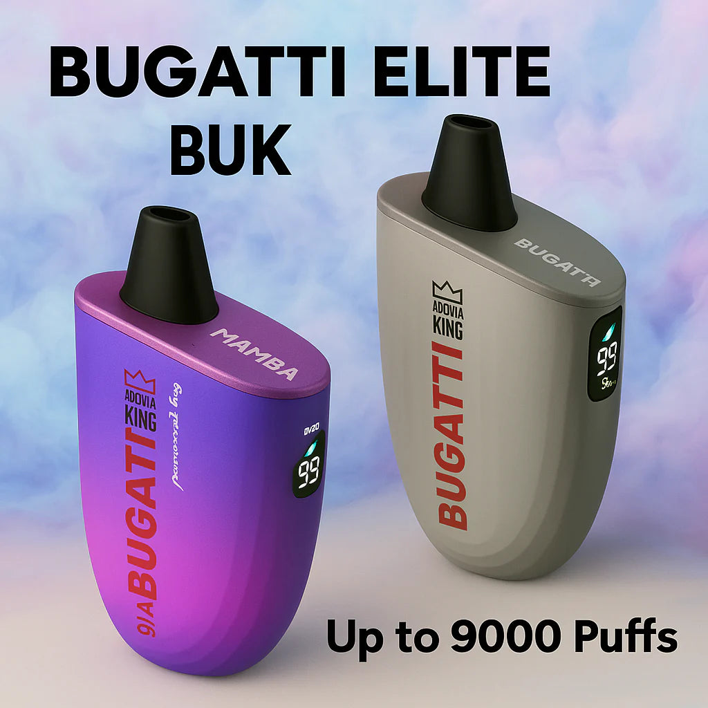 Disposable Vape Bugatti 9000 Puffs – Smooth Taste, Long Battery Life India
