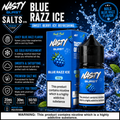 Nasty Burst Blue Razz Ice Nicotine Salt E-Liquid 35mg 30ml by Indian Vape Hub