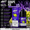 Nasty Burst Grape Ice Nicotine Salt E-Liquid 35mg 30ml by Indian Vape Hub
