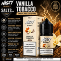 Nasty Burst Vanilla Tobacco Nicotine Salt E-Liquid 35mg 30ml by Indian Vape Hub