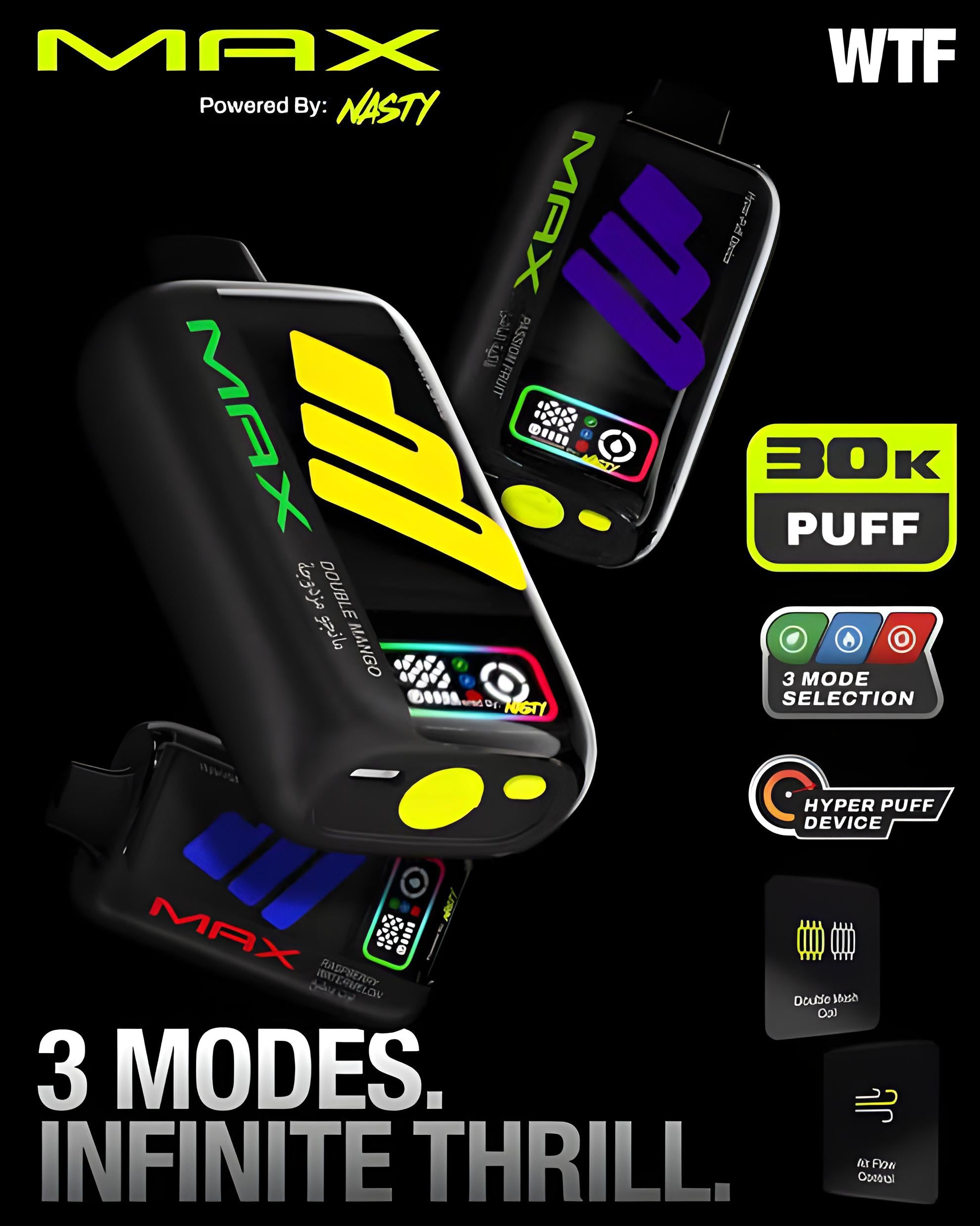 Nasty Max 30K Disposable Vape – 30,000 Puffs | Nasty Juice