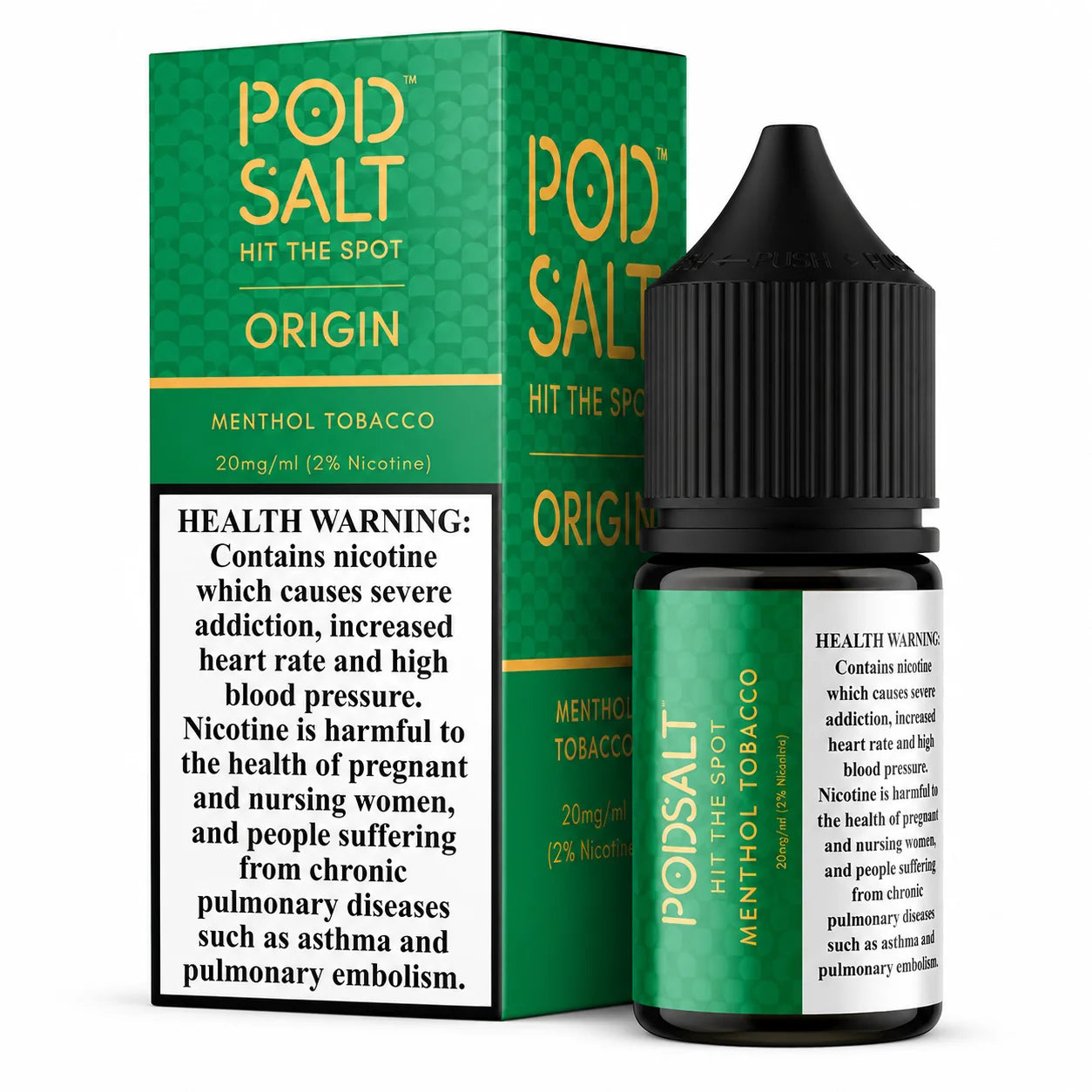 Pod Salt Origin Menthol Tobacco Nic Salt 20MG 30ML | Indian Vape Hub