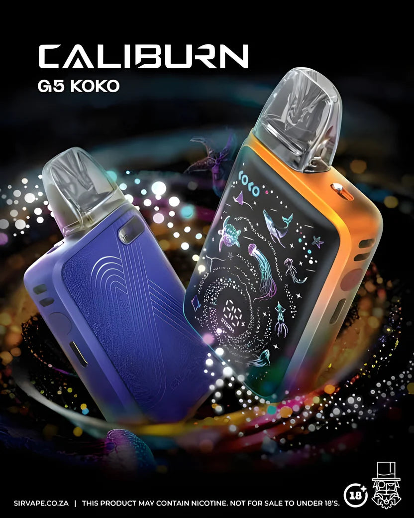 Uwell Caliburn G5 KOKO Pod Kit 35W 1600mAh Refillable Vape Device with Full-Screen Display by Indian Vape Hub