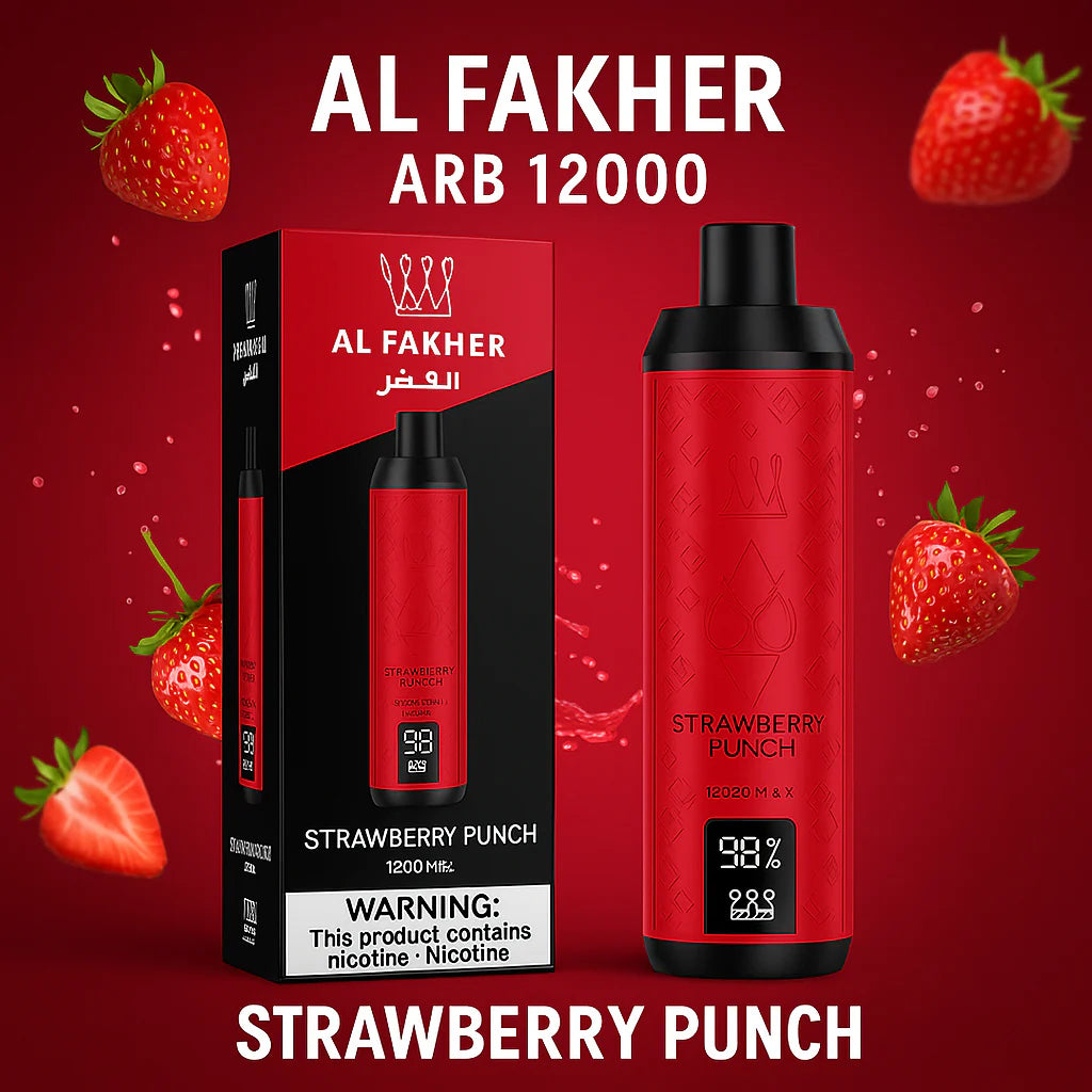 Authentic Al Fakher ARB 12000 disposable vape pen – Premium taste India