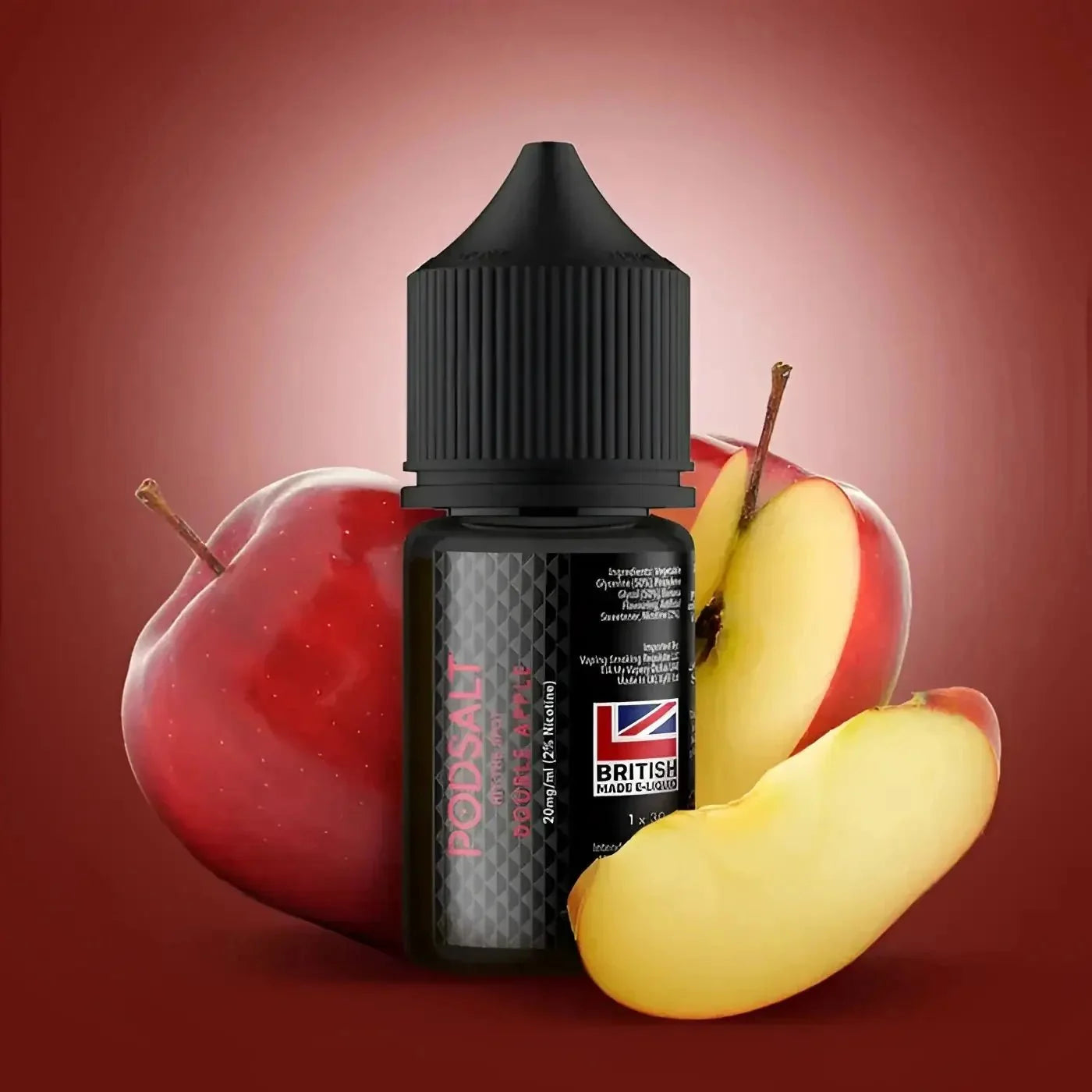 Pod Salt Core Double Apple Nic Salt 20MG 30ML UK Made Apple Nicotine Salt E-Liquid by Indian Vape Hub